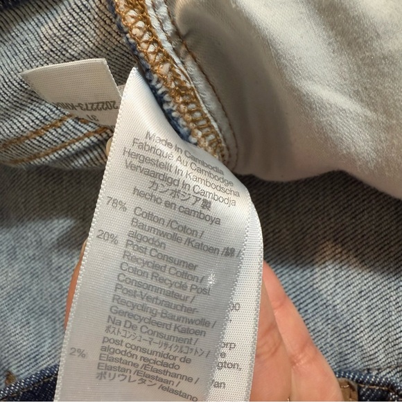 Madewell Women's Straight Leg Jeans - Dark Blue - Picture 9 of 14